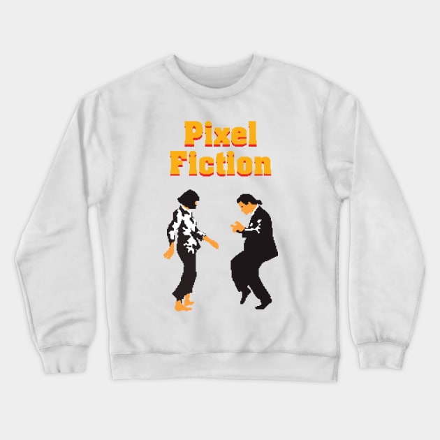 Pixel Fiction Crewneck Sweatshirt by Woah_Jonny